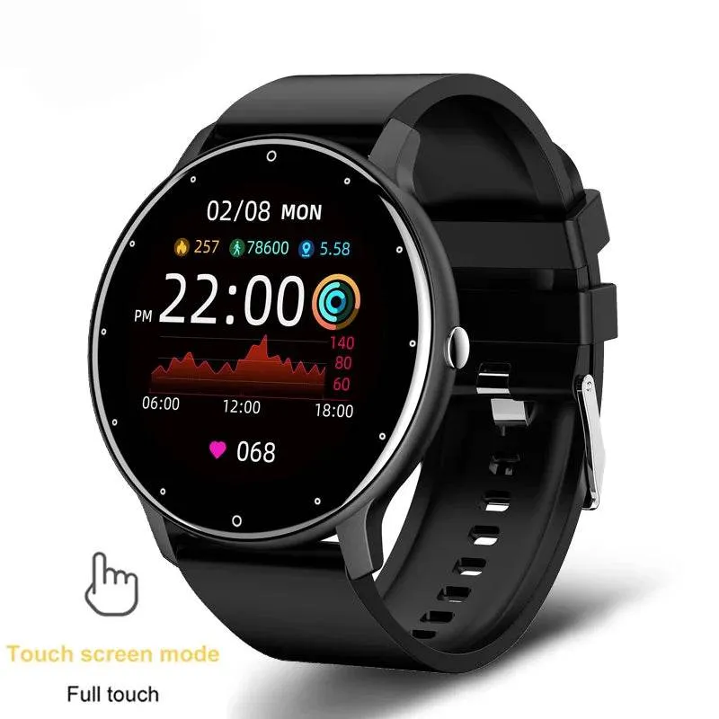 New Women Smart watch Ladies Full touch Screen Sport Fitness Watch Waterproof Bluetooth For Android IOS Smart watch Female