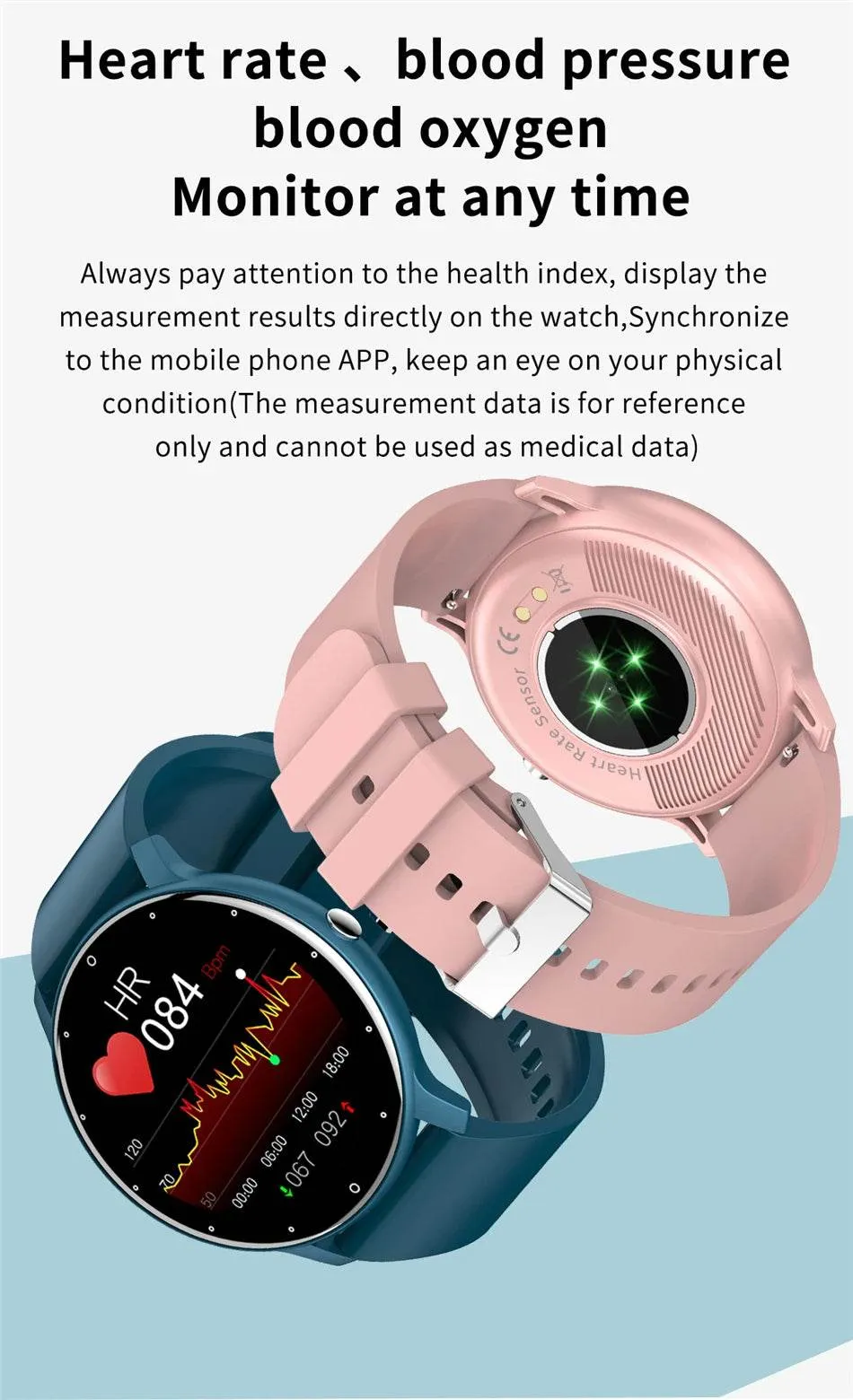 New Women Smart watch Ladies Full touch Screen Sport Fitness Watch Waterproof Bluetooth For Android IOS Smart watch Female