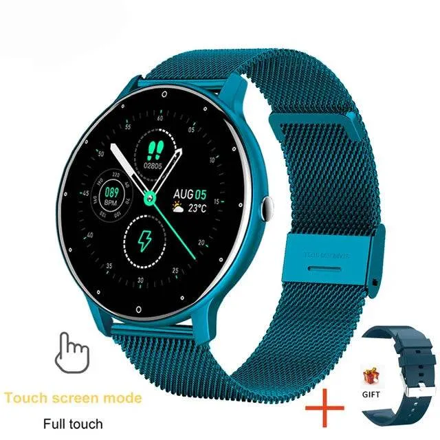 New Women Smart watch Ladies Full touch Screen Sport Fitness Watch Waterproof Bluetooth For Android IOS Smart watch Female