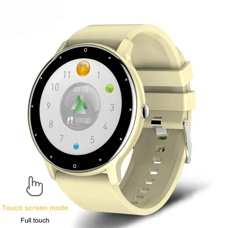 New Women Smart watch Ladies Full touch Screen Sport Fitness Watch Waterproof Bluetooth For Android IOS Smart watch Female