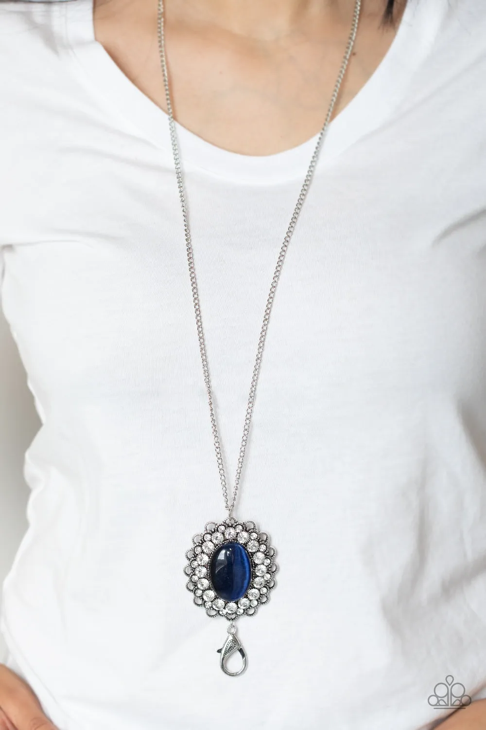 Oh My Medallion - Blue Lanyard