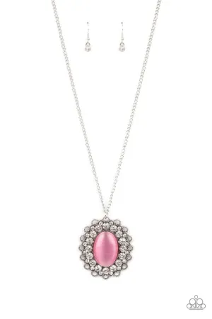 Oh My Medallion Pink Paparazzi Necklace