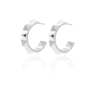 Olympia Hoops By Silk and Steel - Silver