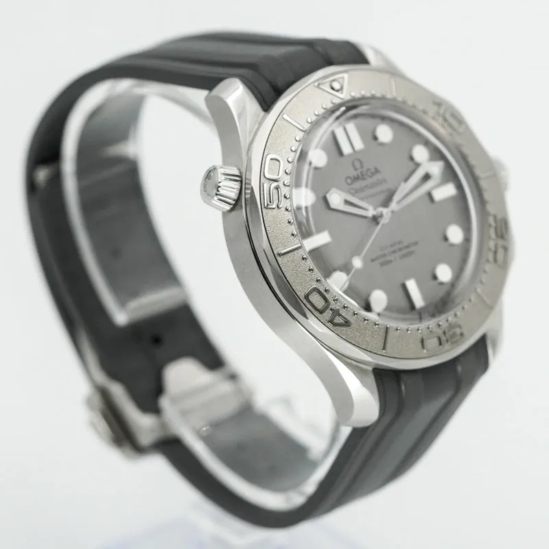 Omega Seamaster Pro 300M 210.32.42.20.06.002 Silver Dial Rubber Strap B&P 2025