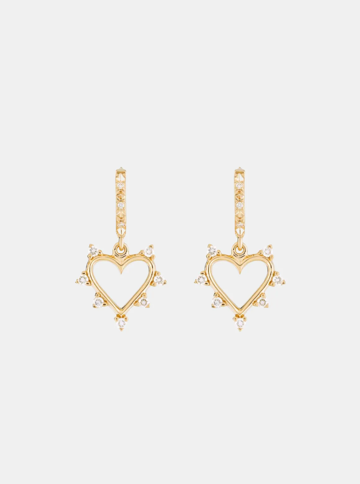 Open Heart Earrings