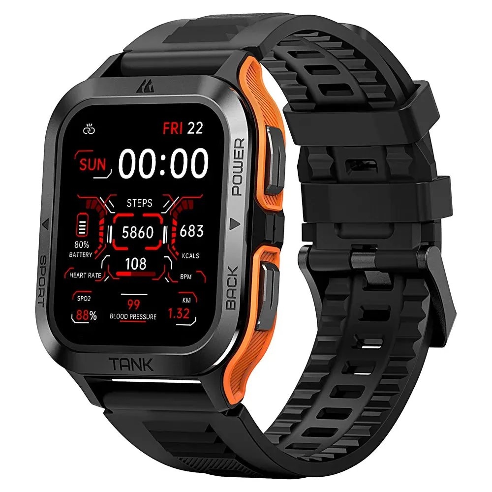 Original KOSPET TANK M2 Smart Watch For Men Military Smartwatch Men's Fitness 380mAh 70 Sport Mode 5ATM IP69K Waterproof Watches