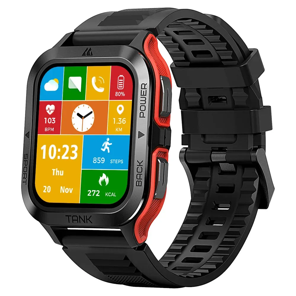 Original KOSPET TANK M2 Smart Watch For Men Military Smartwatch Men's Fitness 380mAh 70 Sport Mode 5ATM IP69K Waterproof Watches