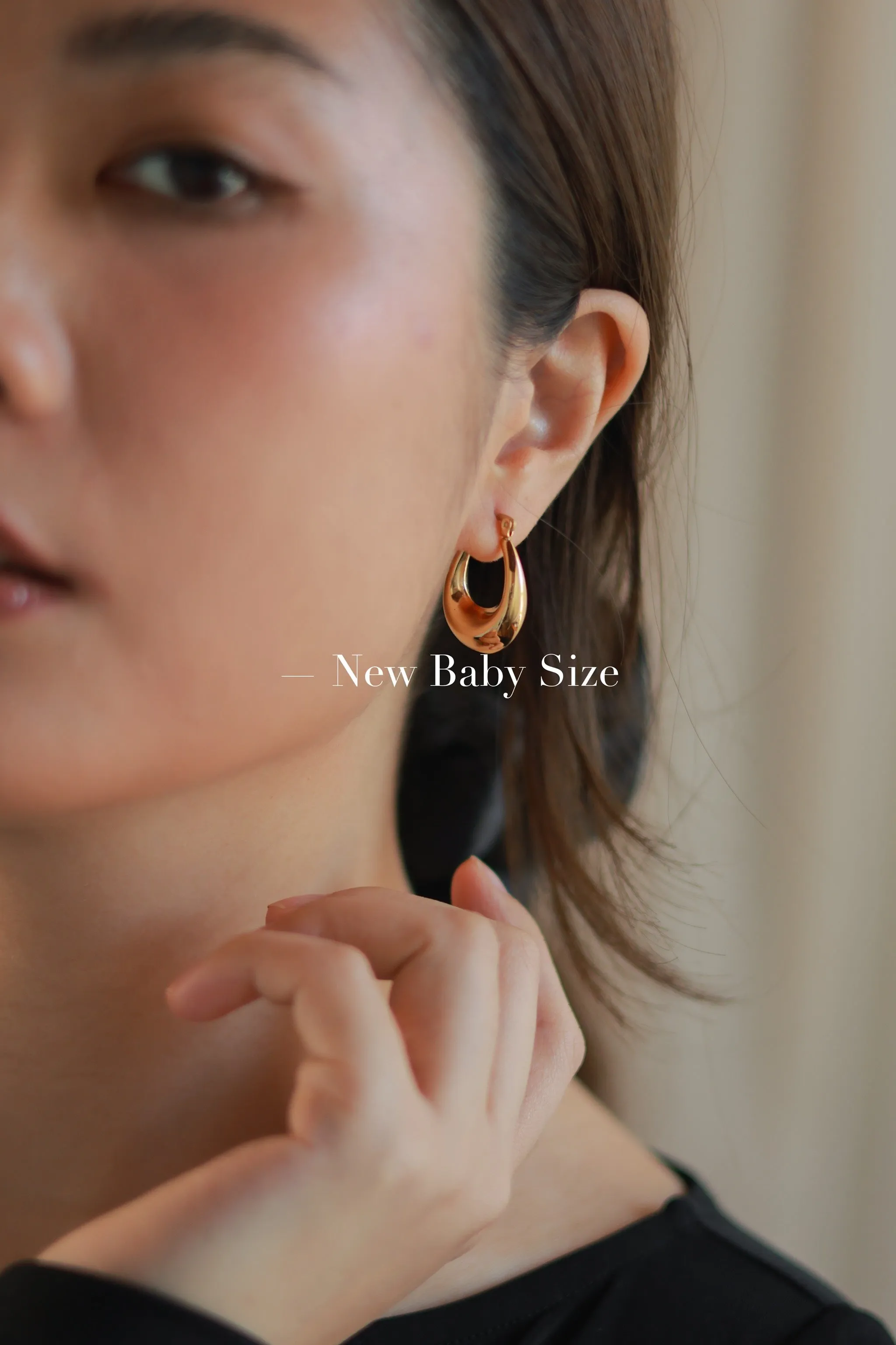 Oval Hoop Earrings