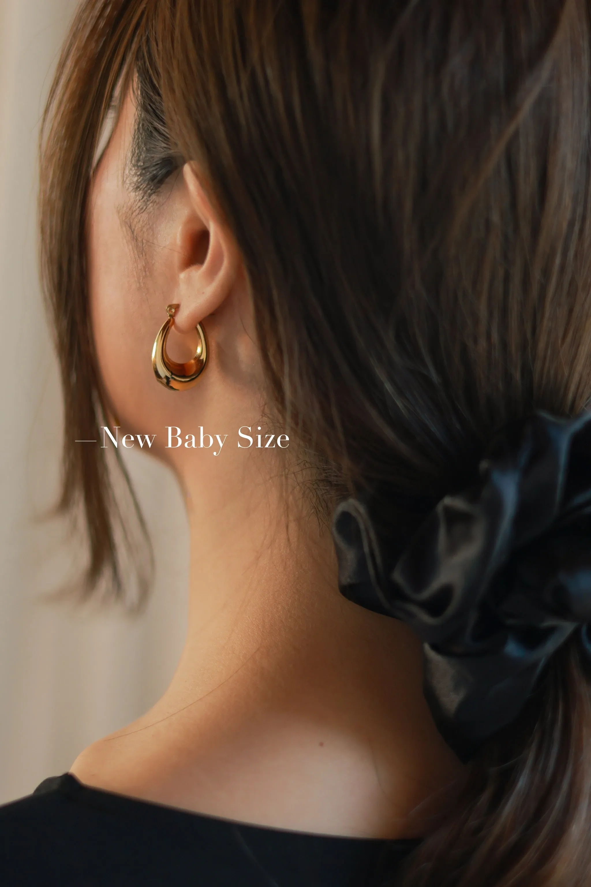 Oval Hoop Earrings