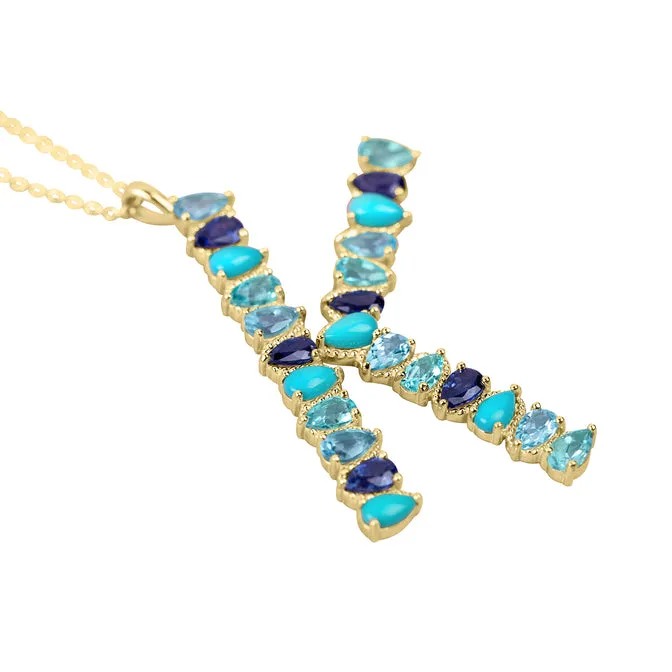 Paloma Initial Charm Necklace