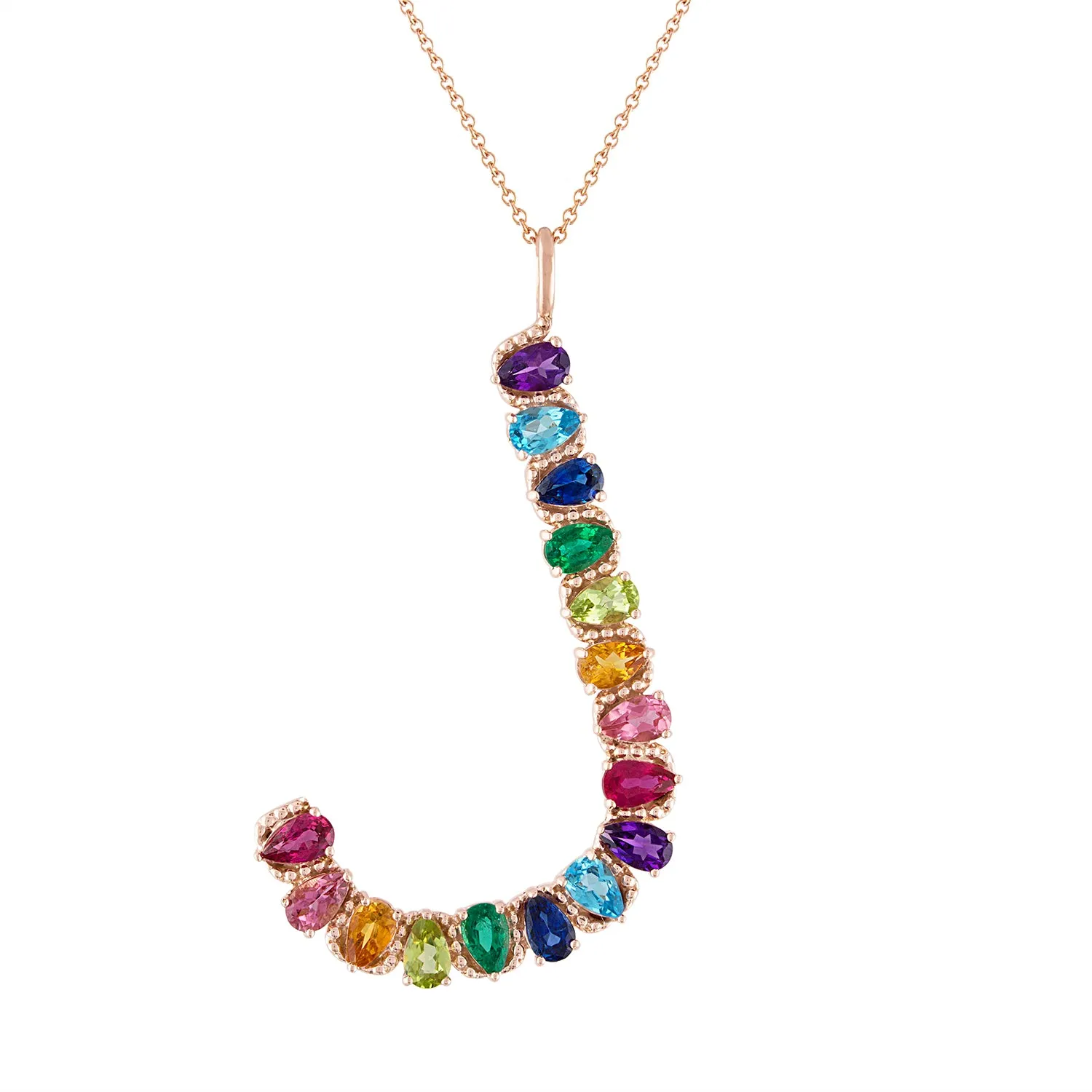 Paloma Initial Charm Necklace