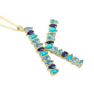 Paloma Initial Charm Necklace