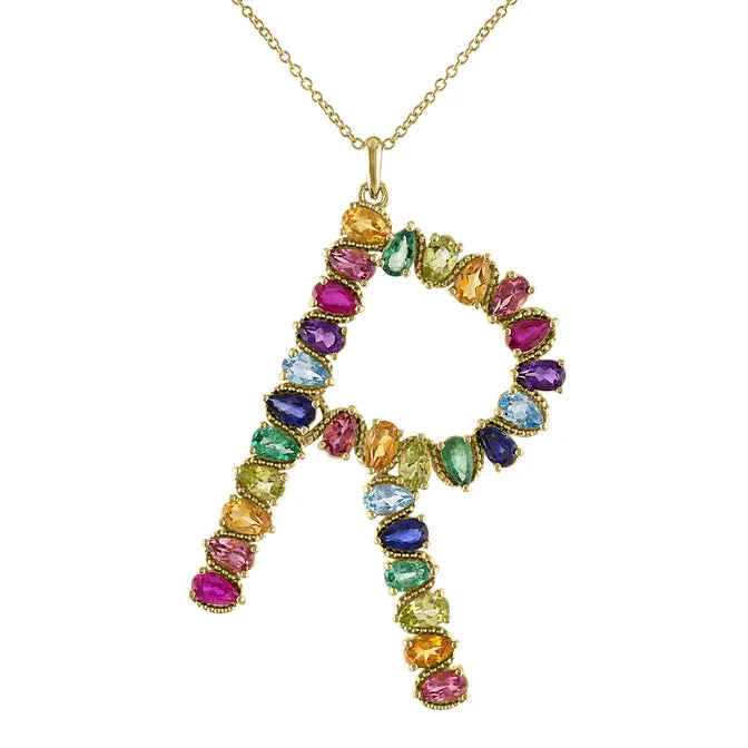 Paloma Initial Charm Necklace
