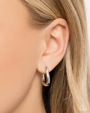 Paparazzi Generous Grace - Silver Earrings