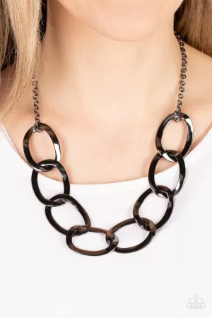Paparazzi - Ive got the Power - Black Necklace