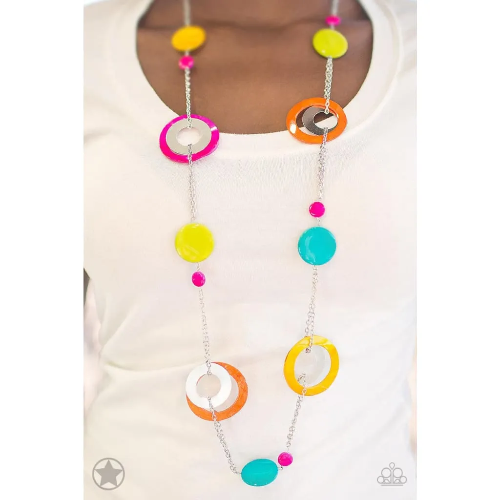 Paparazzi Kaleidoscopically Captivating - Multi Necklace - Blockbuster Necklace