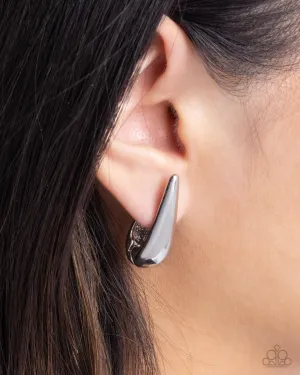 Paparazzi Positive Change - Silver Earrings