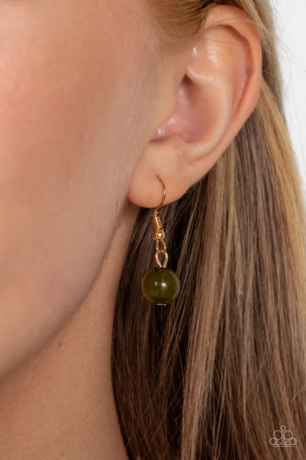 Paparazzi - Race to the POP - Green Necklace
