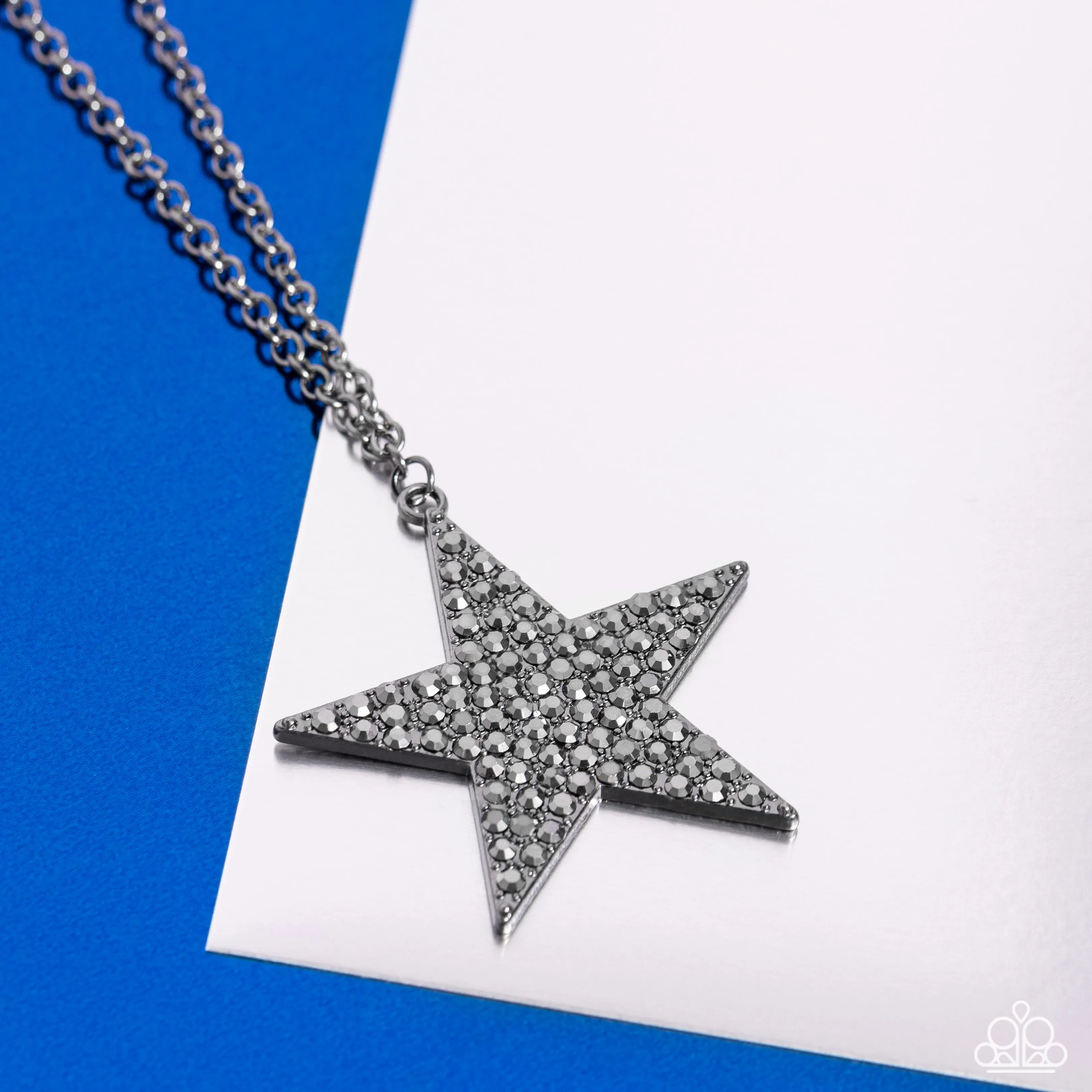 Paparazzi - Rock Star Sparkle - Black Necklace