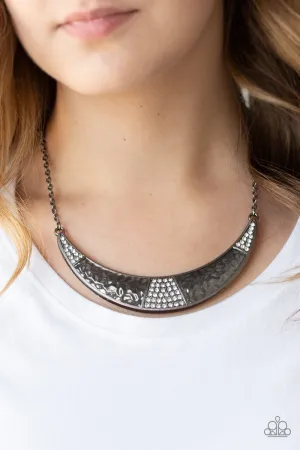Paparazzi - Stardust - Black Necklace