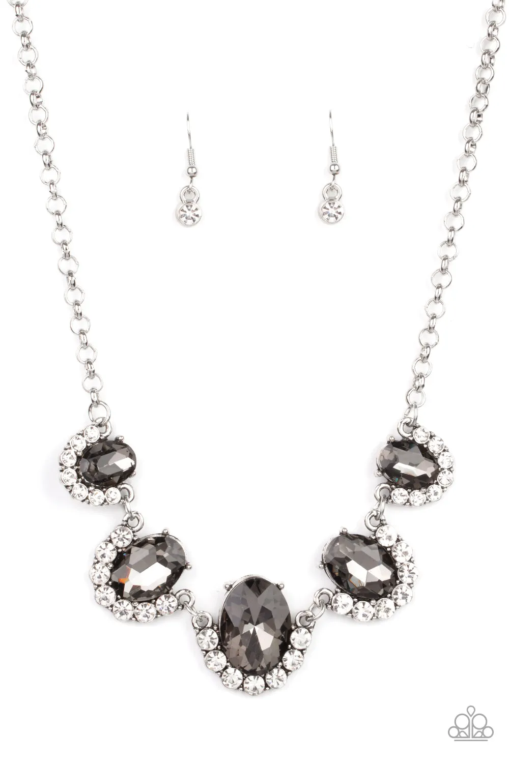 Paparazzi The Queen Demands It - Silver Necklace