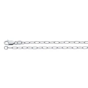 Paper Clip Chain | 20 inch | Sterling Silver
