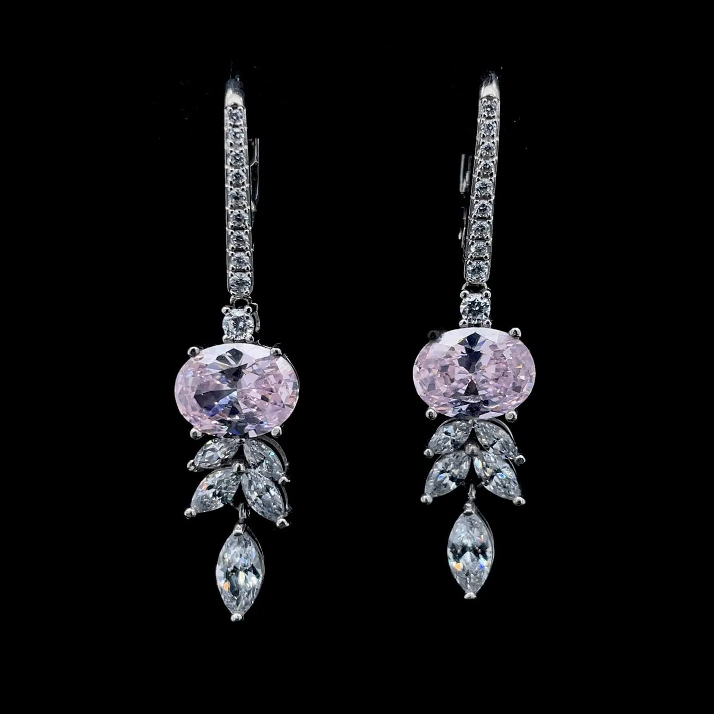 Pink Fruit Dangle Earrings
