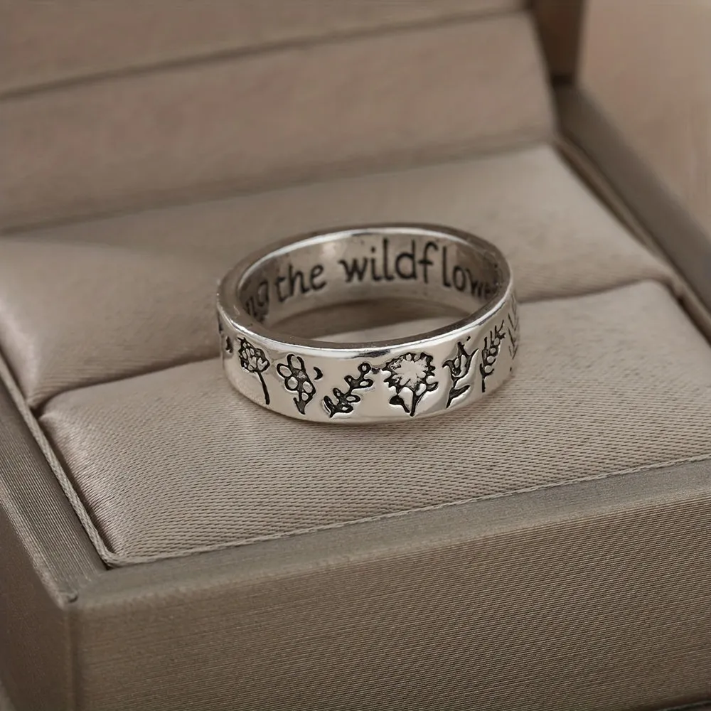 Platinum Retro Style Adjustable Ring for Men
