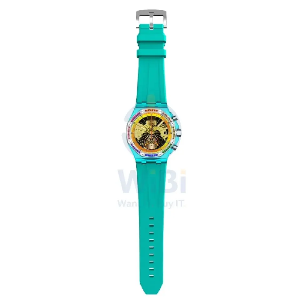 Porodo Transparent Cristallo AP Smartwatch - 260mAh / Blue