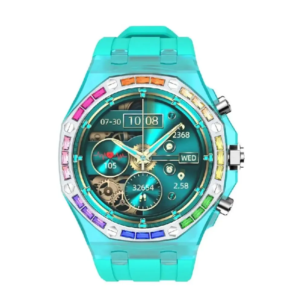 Porodo Transparent Cristallo AP Smartwatch - 260mAh / Blue