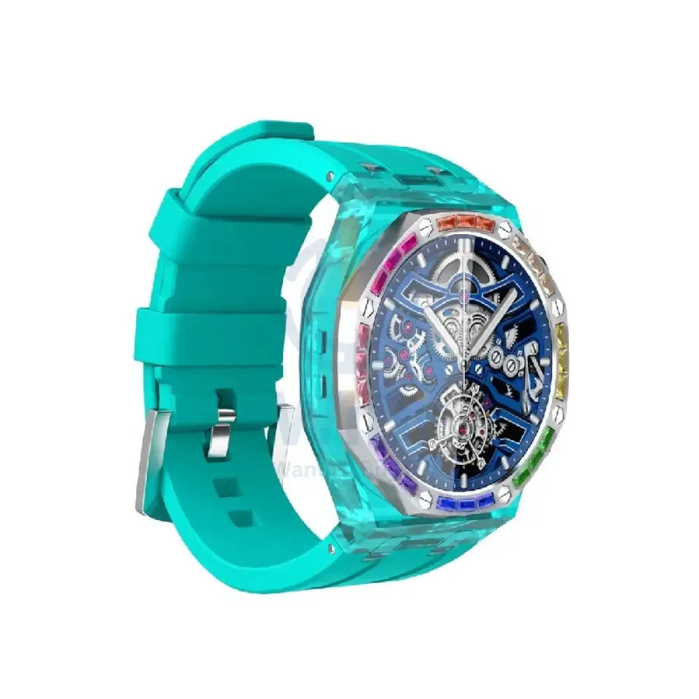 Porodo Transparent Cristallo AP Smartwatch - 260mAh / Blue