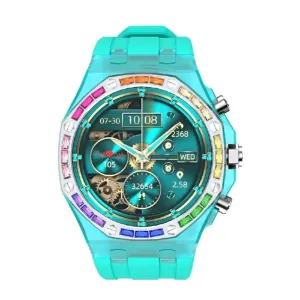 Porodo Transparent Cristallo AP Smartwatch - 260mAh / Blue
