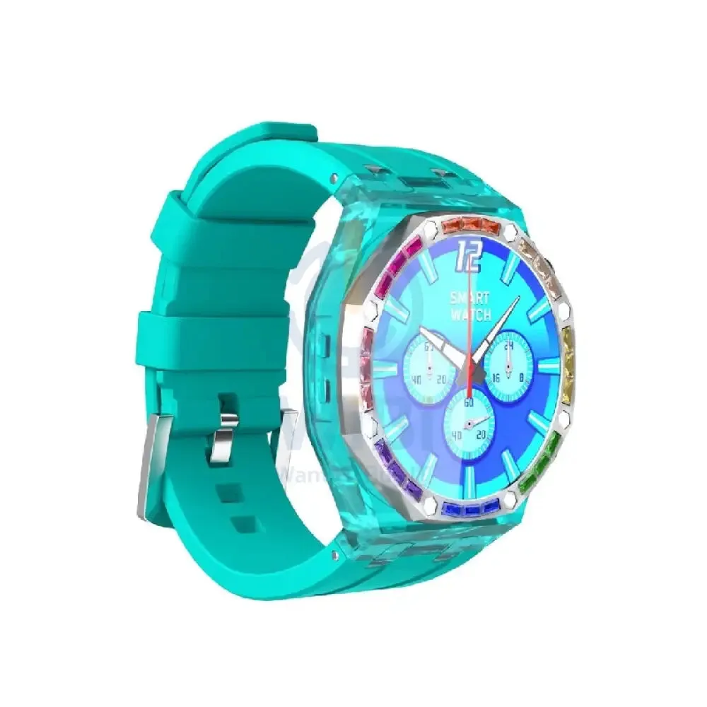 Porodo Transparent Cristallo AP Smartwatch - 260mAh / Blue