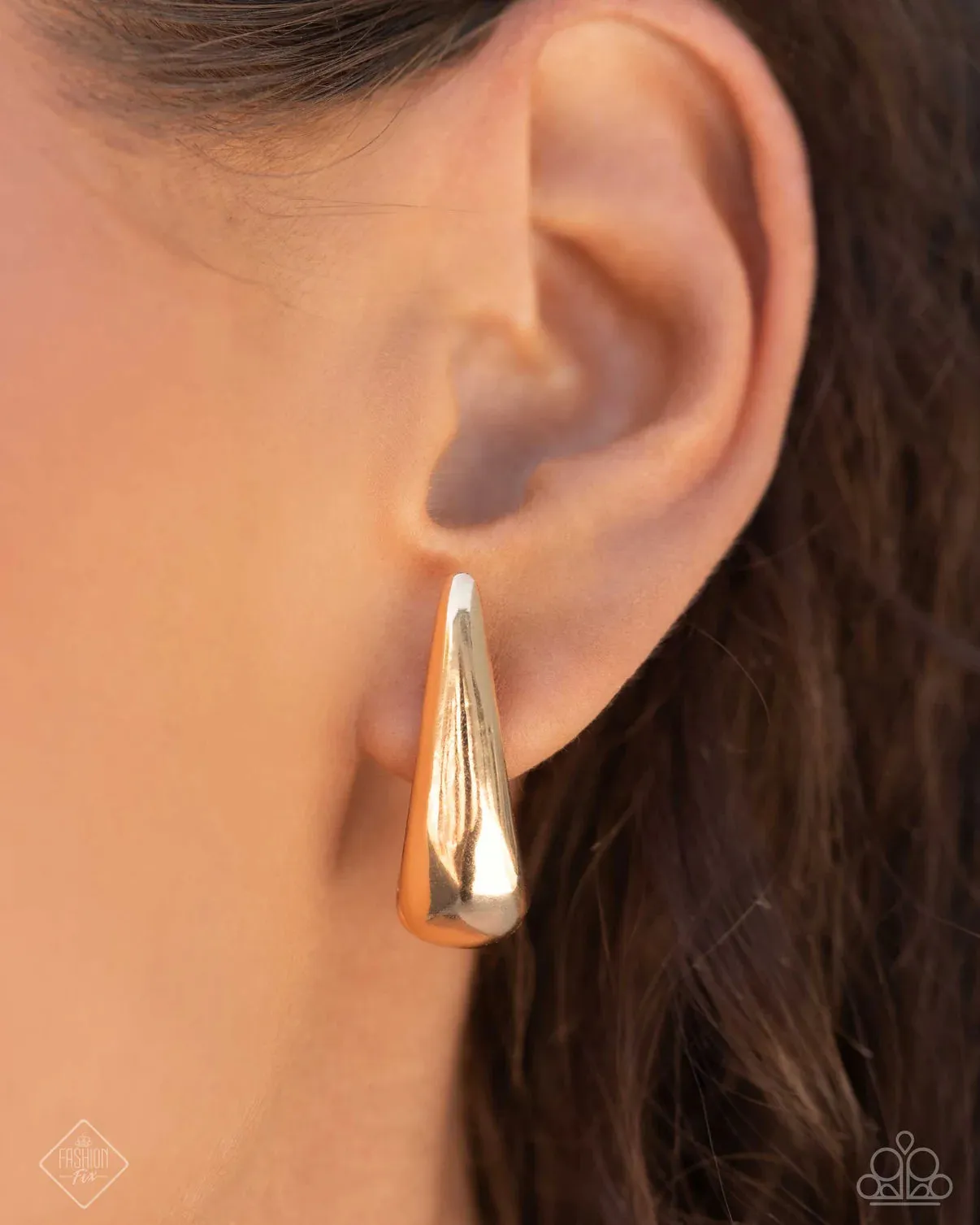 Positive Change - Gold Hoop Earring (SS-0924)