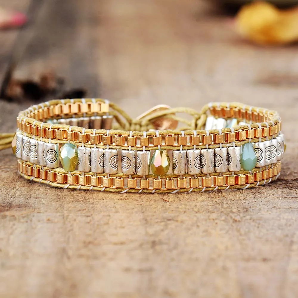 Precious Tibetan Heart Clasp Bracelet