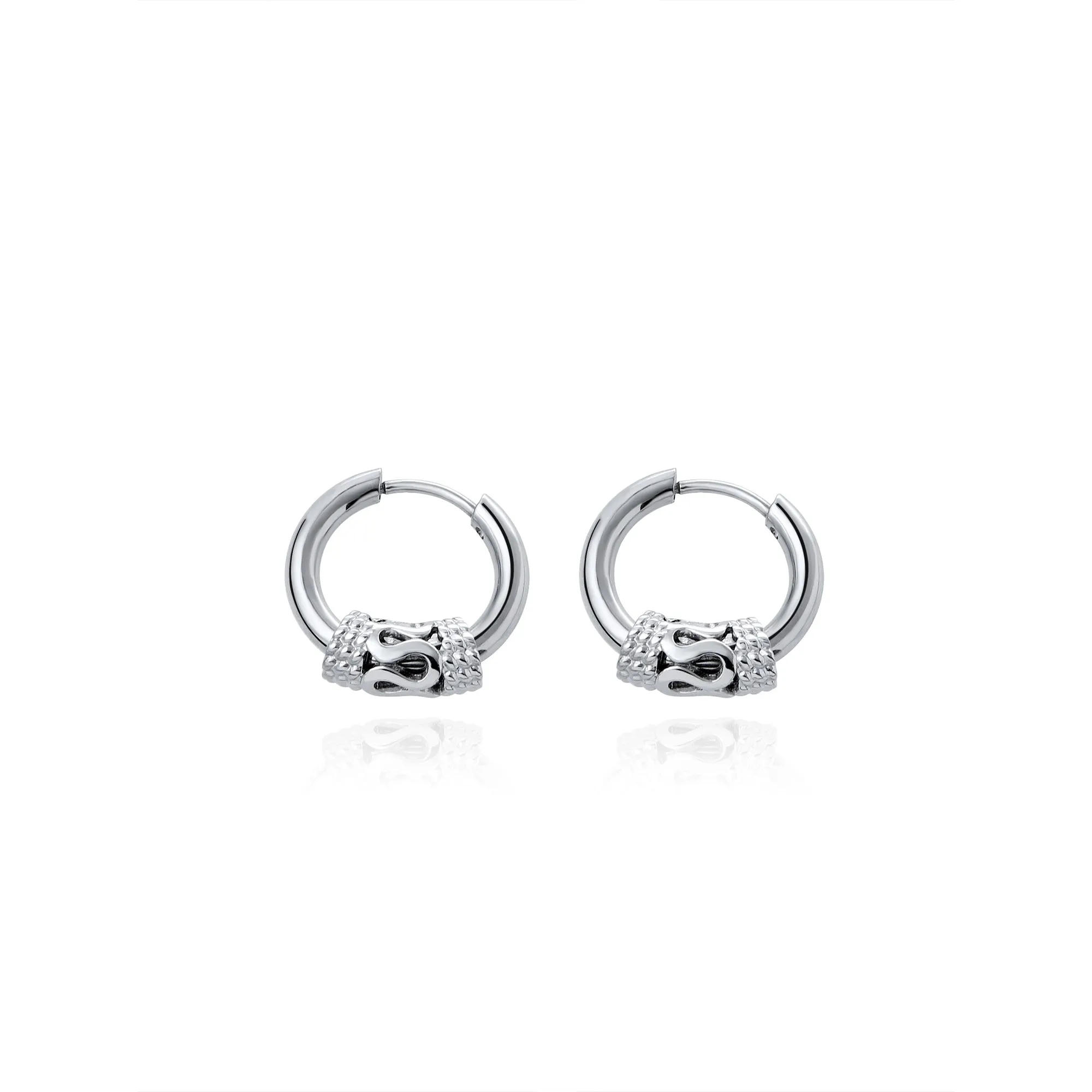 Punk Chunky Hoop Earrings