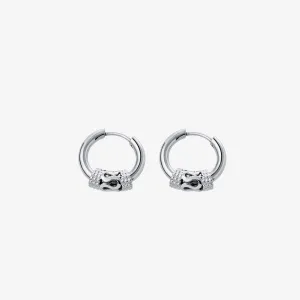 Punk Chunky Hoop Earrings