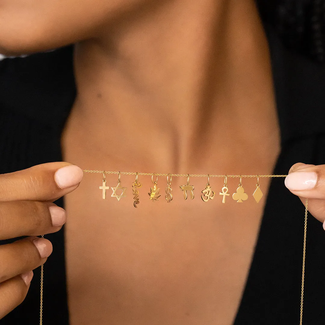 Pure Gold Tiny Chai Charm