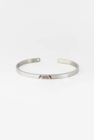 PURPOSE Bangle - Silver