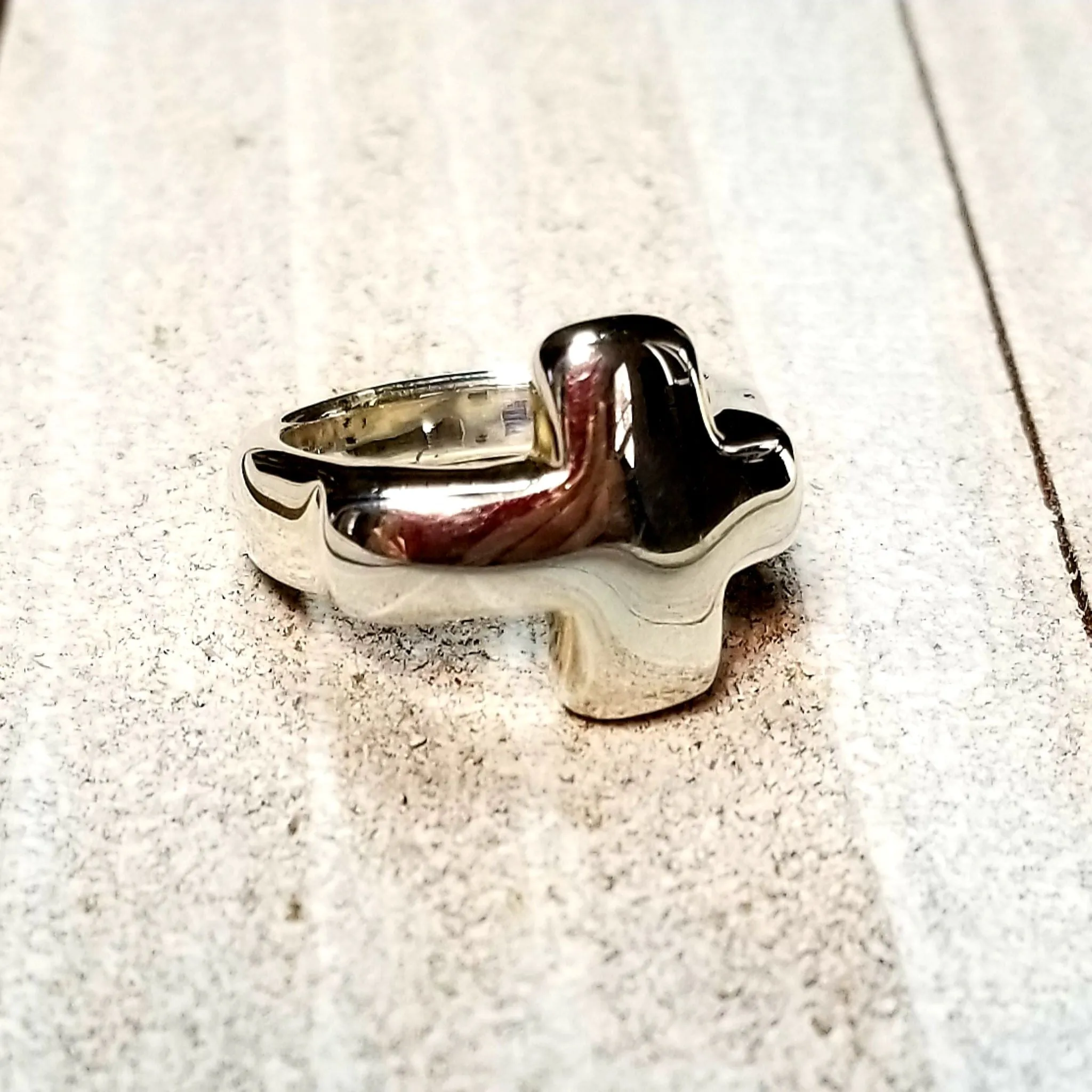 "Bubble Cross" Ring
