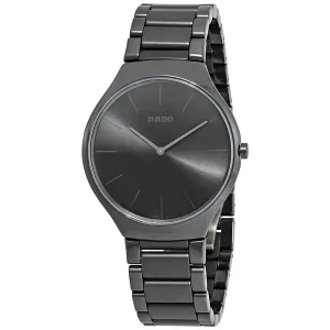 Rado True Thinline Black Dial Men's Watch R27262102