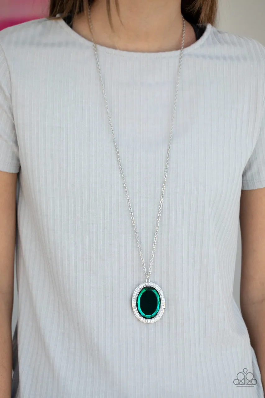 REIGN Them In Green Paparazzi Necklace