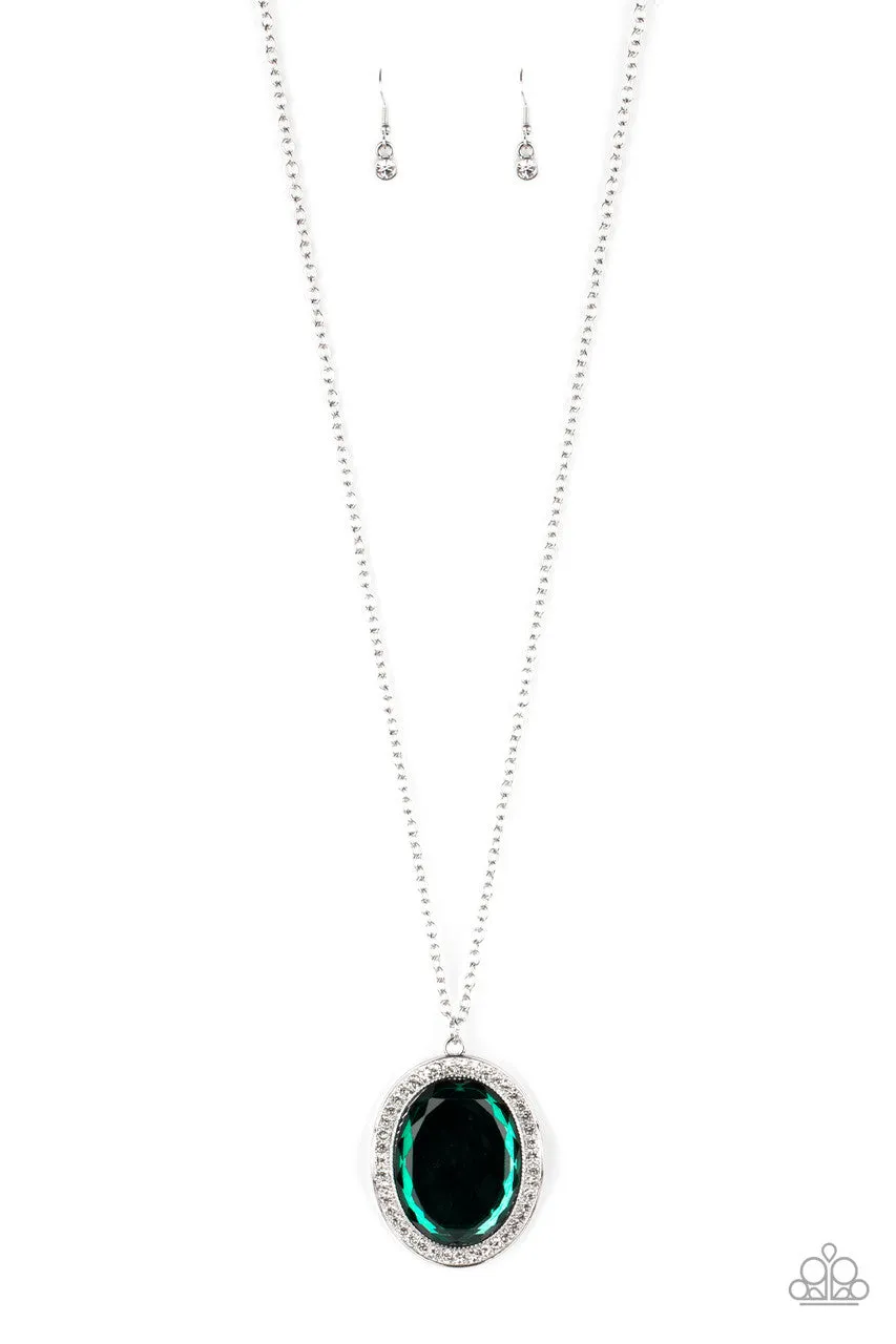 REIGN Them In Green Paparazzi Necklace