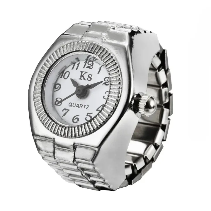 Retro Elastic Stretchy Quartz Watch Rings