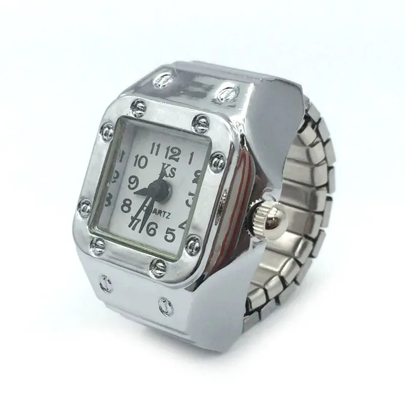 Retro Elastic Stretchy Quartz Watch Rings
