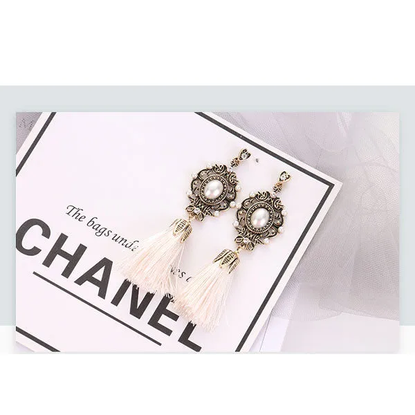 Retro Style Tassels Dangle Earrings