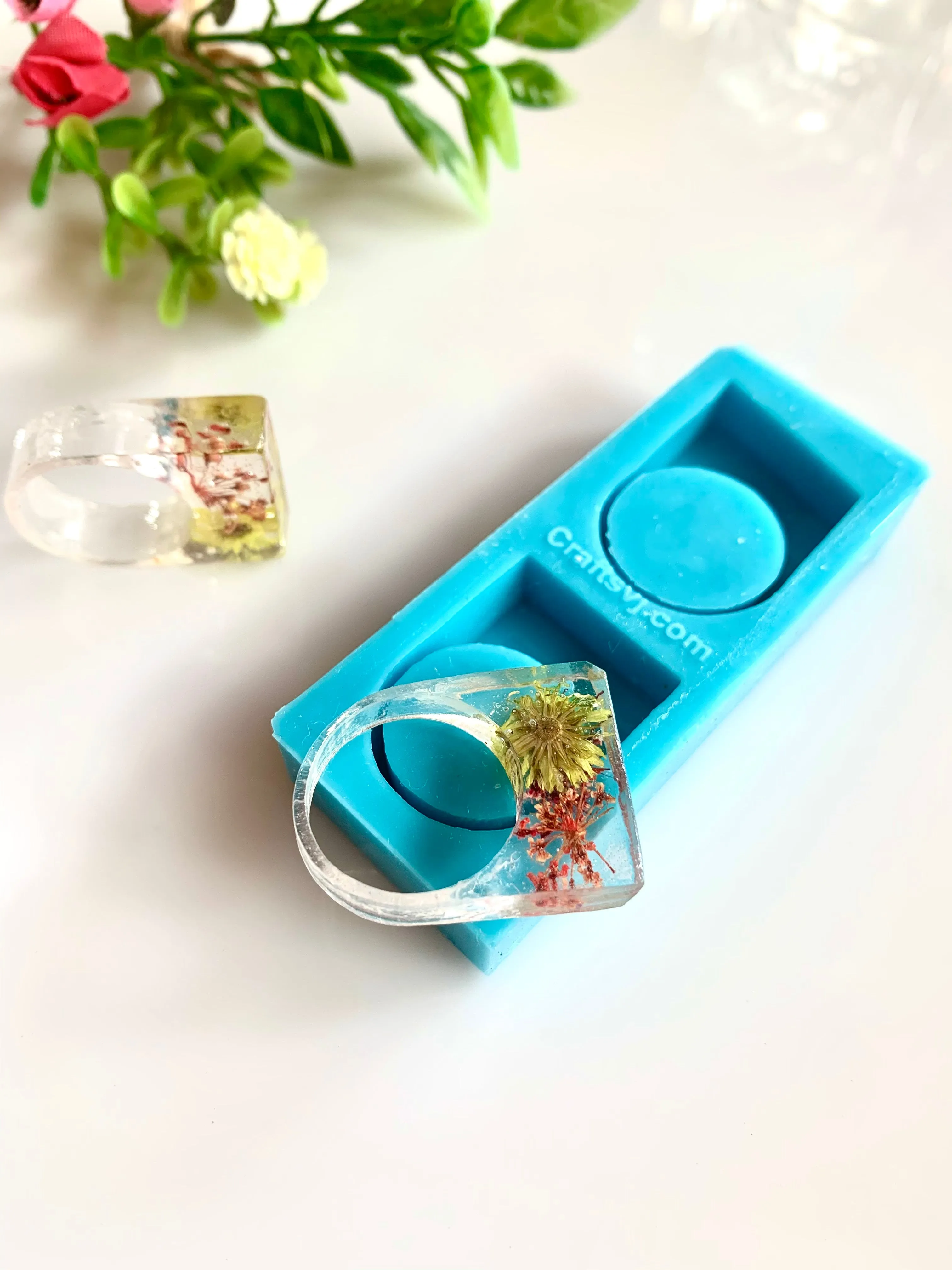 Rings silicone mold / Molde de silicón para anillos