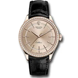Rolex Cellini Diamond Champagne Dial Men's Watch 50705RBR  010