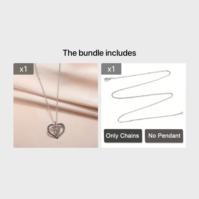 Rose Cross Necklace Men's Statement Pendant Jewelry