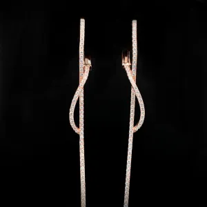 Rose Gold Dangle Earrings
